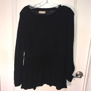 Altar’d State black Peplum Sweater